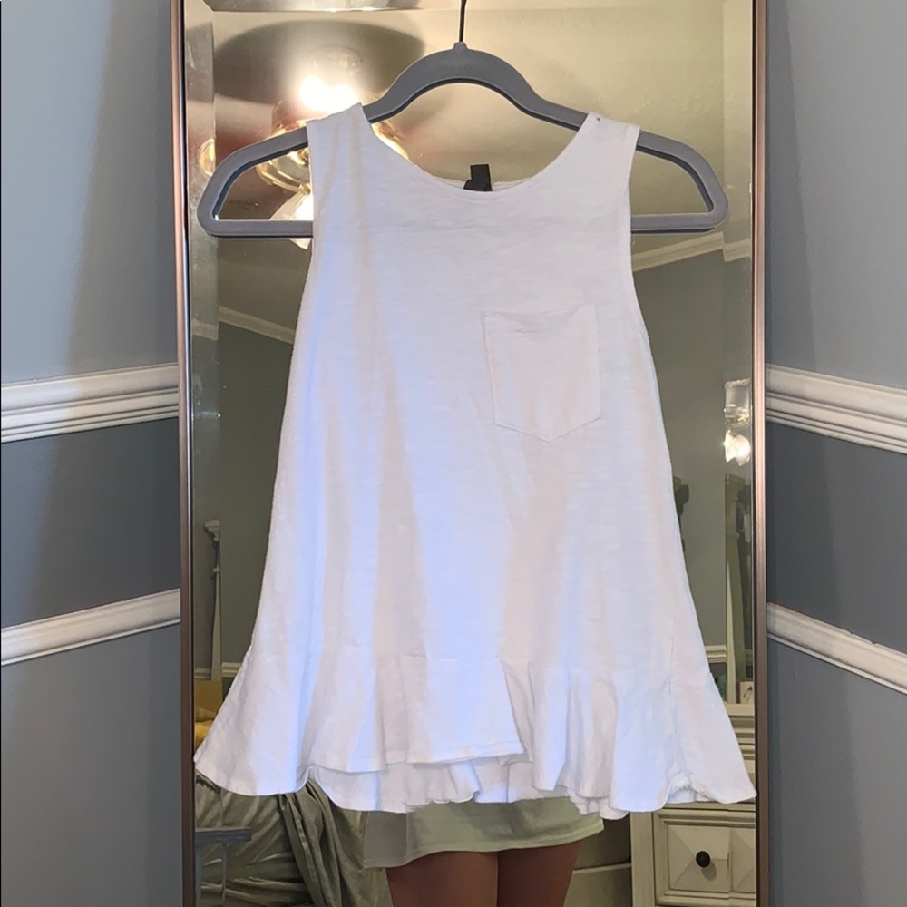 white Francesca top